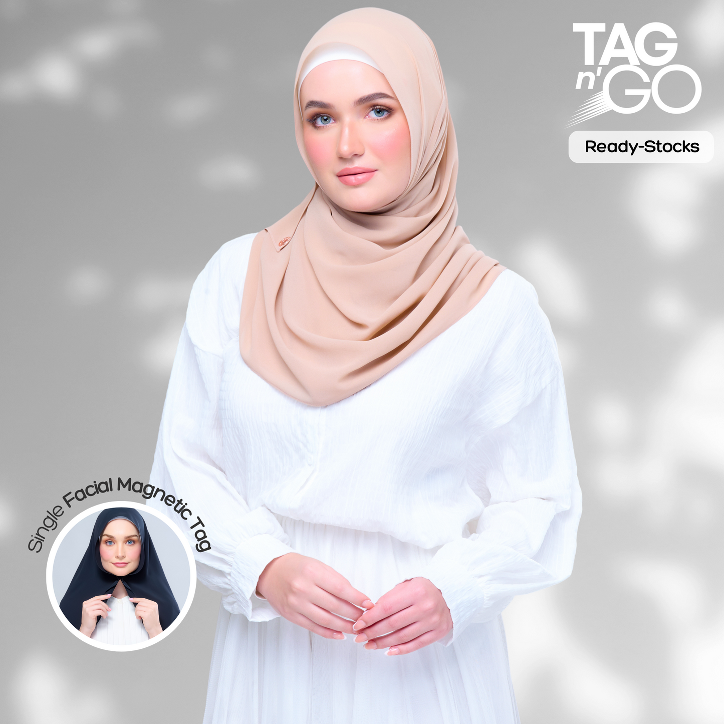 Basic Tag & Go | Heavy Chiffon in Pecan
