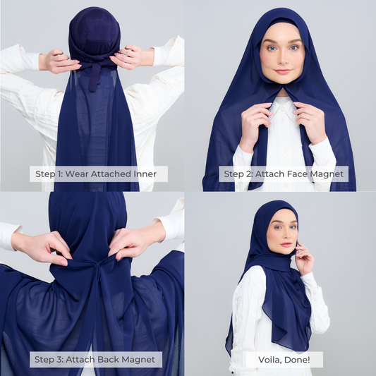3IN1 Instant Faith Tag n' Go in Navy Blue