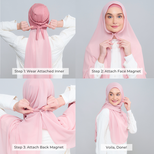 3IN1 Instant Faith Tag n' Go in Dusty Pink
