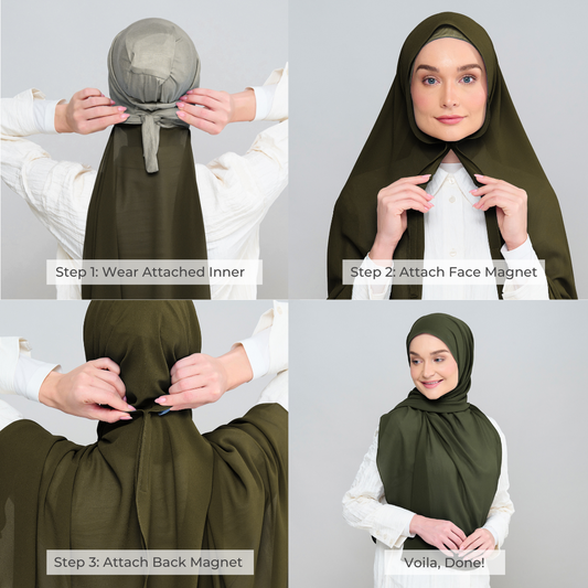 3IN1 Instant Faith Tag n' Go in Dark Olive