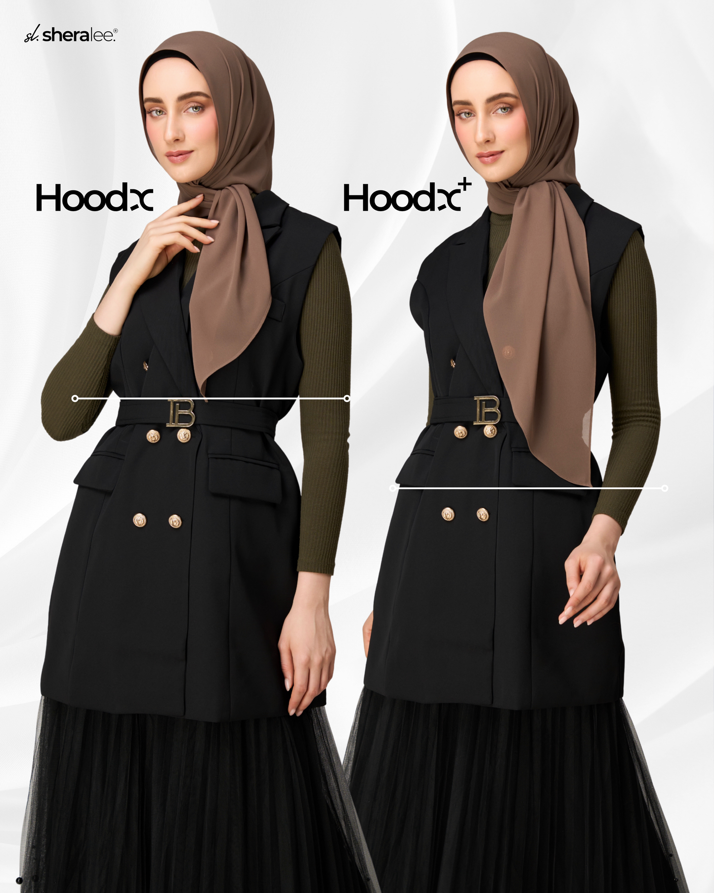 HoodX⁺Plus in Dark Olive