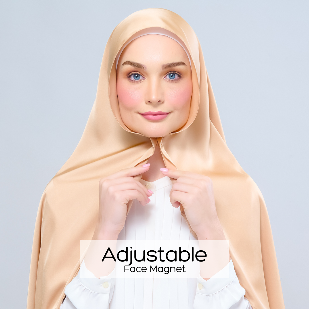 Instant Tag n' Go Shawl | Satin Silk in Gold