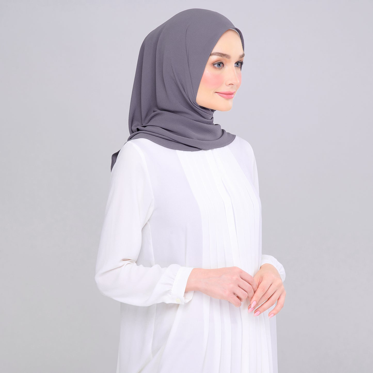 'New' Instant Tag & Go | Textured Chiffon in Dark Grey