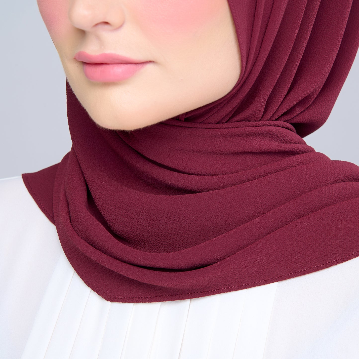 'New' Instant Tag & Go | Textured Chiffon in Crimson