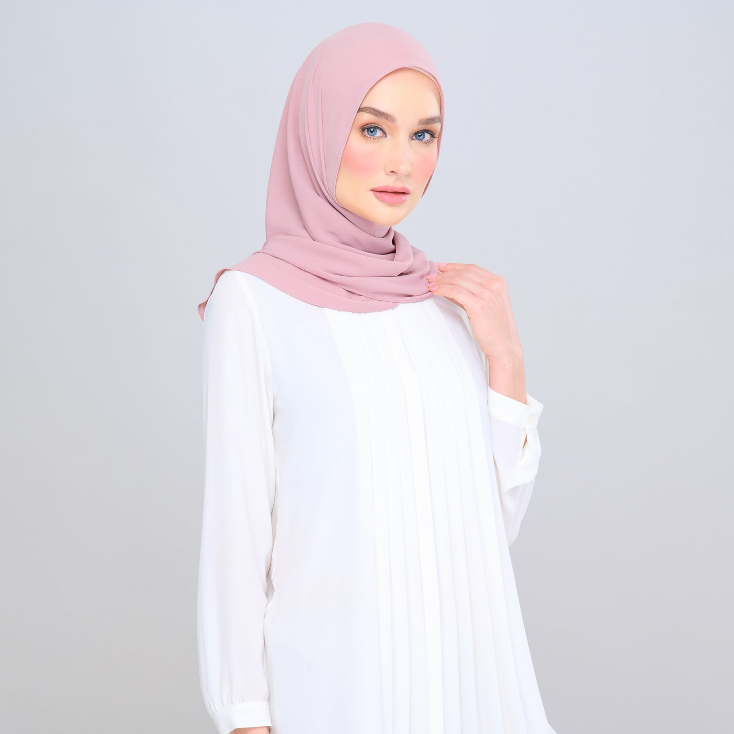 'New' Instant Tag & Go | Textured Chiffon in Dusty Berry