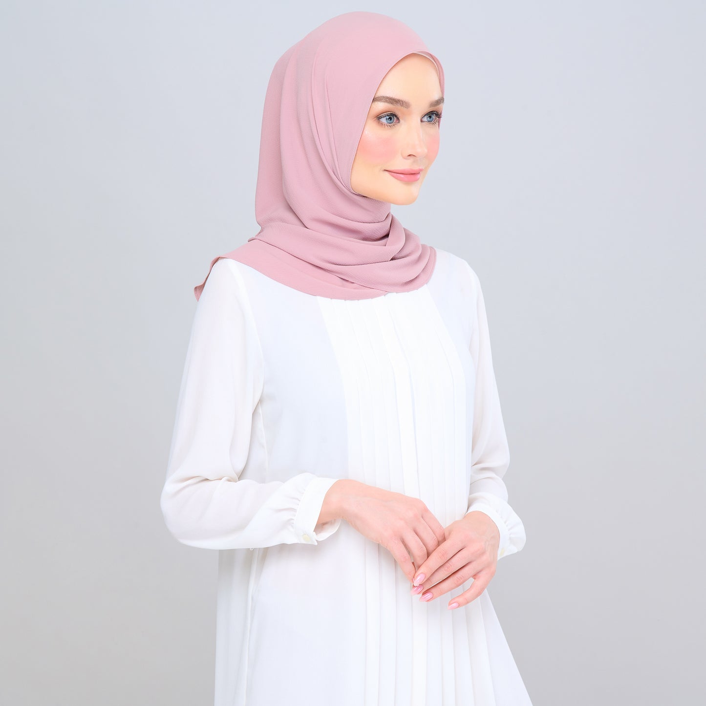 'New' Instant Tag & Go | Textured Chiffon in Dusty Berry