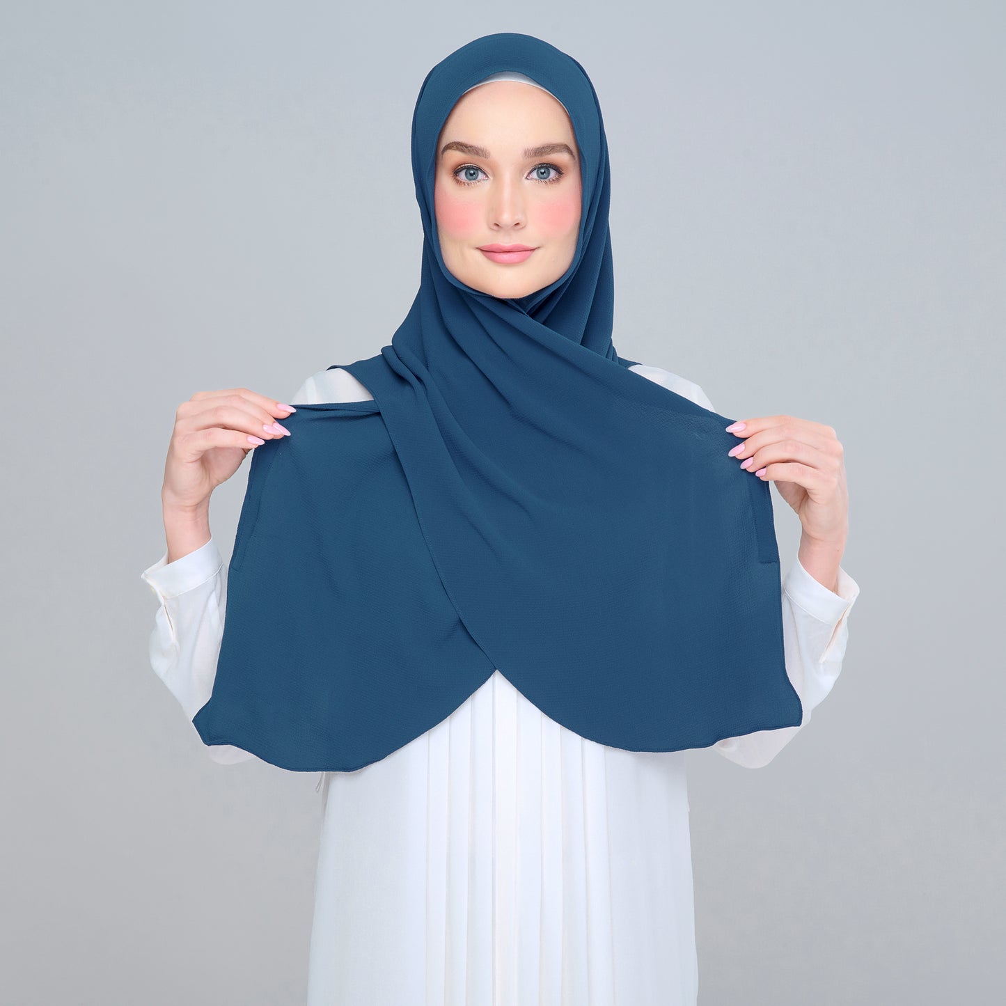 'New' Instant Tag & Go | Textured Chiffon in Deep Teal
