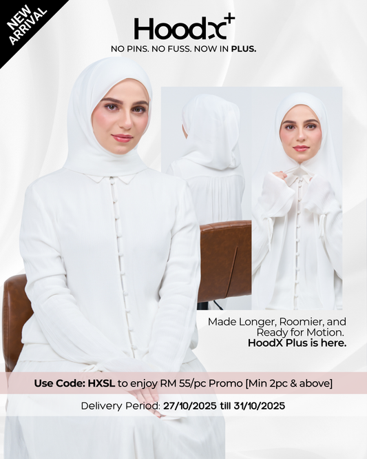 HoodX⁺Plus in Bridal White