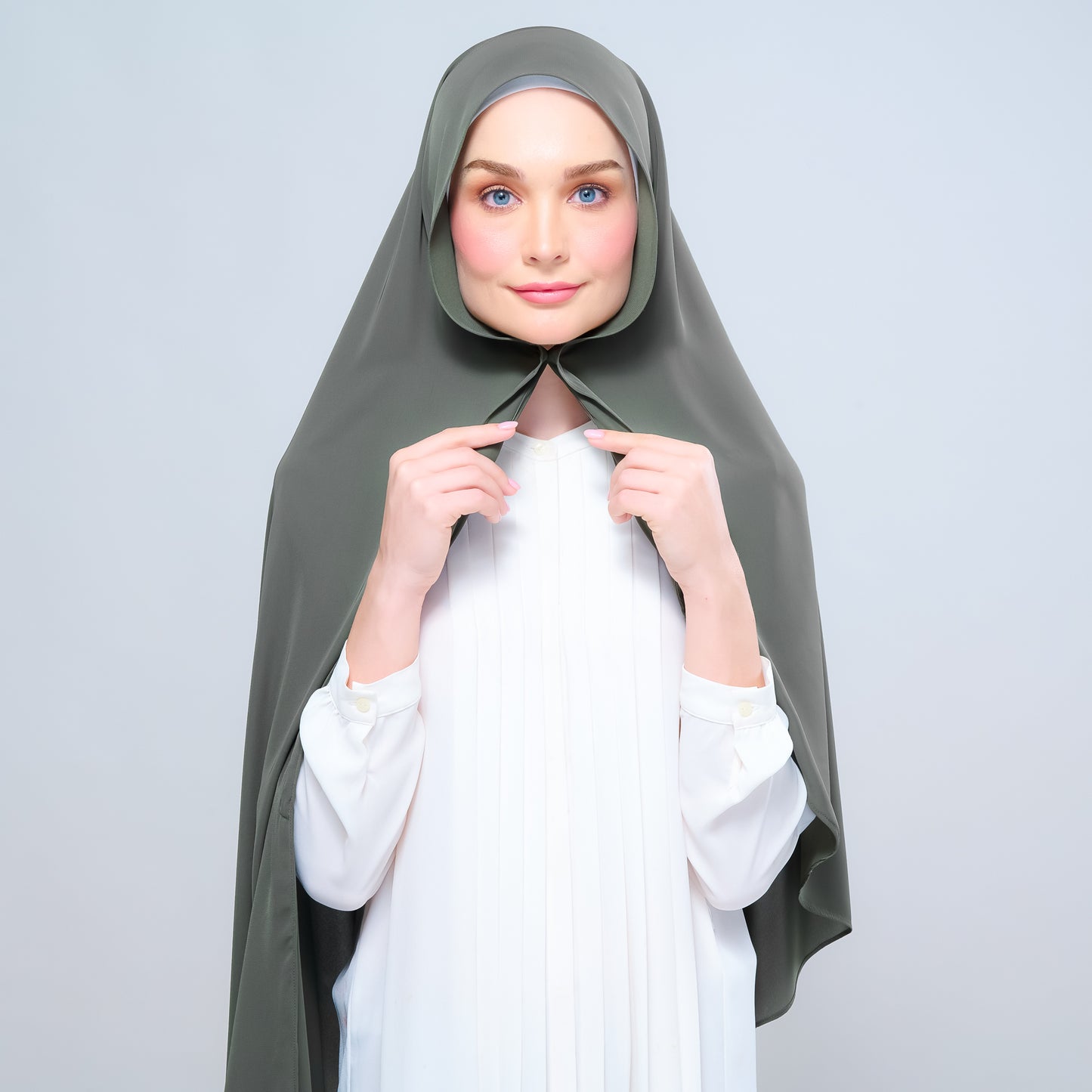 Instant Tag n' Go Shawl l Chiffon Silk 1.0 in Deep Pine