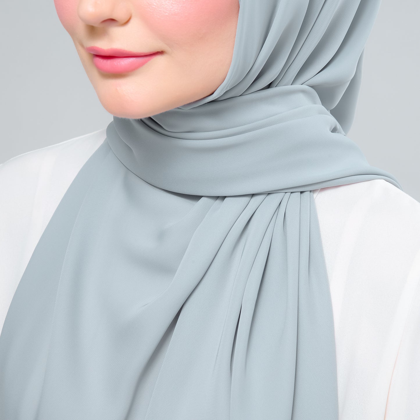 Instant Tag n' Go Shawl l Chiffon Silk 1.0 in Earl Grey