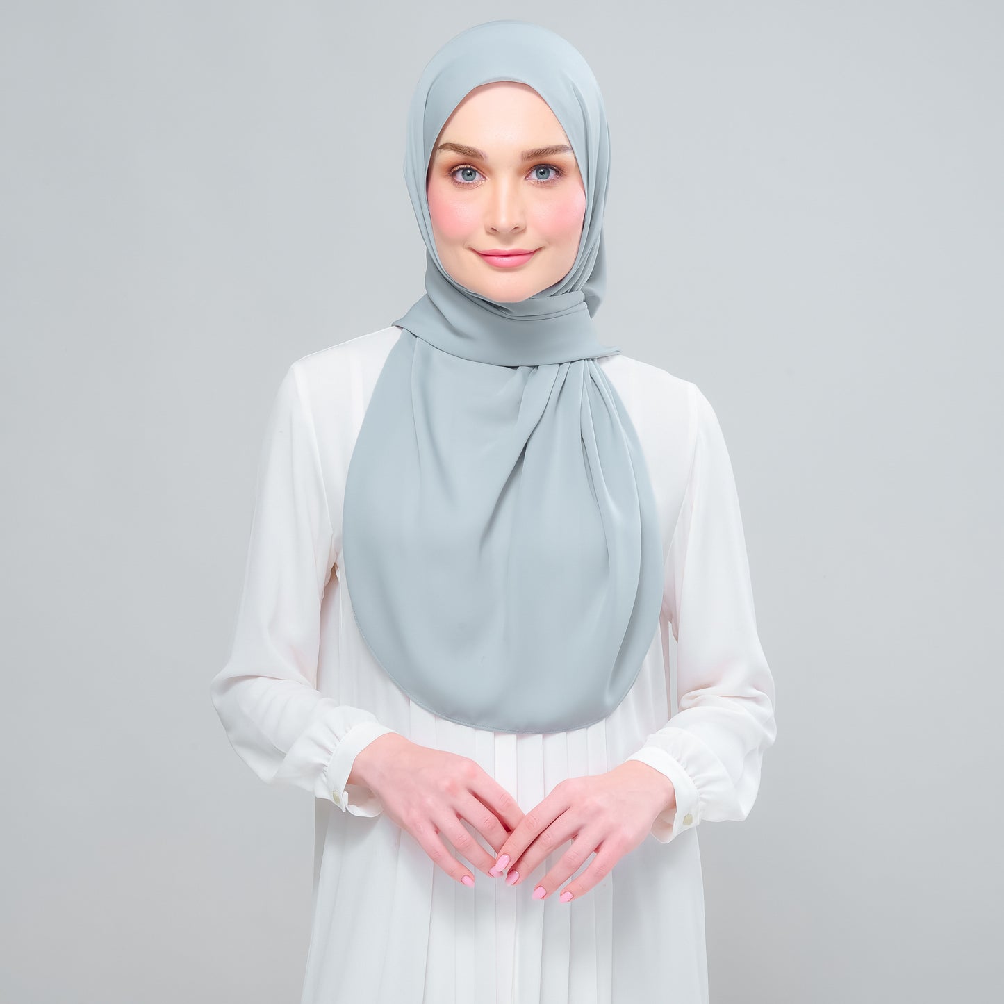 Instant Tag n' Go Shawl l Chiffon Silk 1.0 in Earl Grey