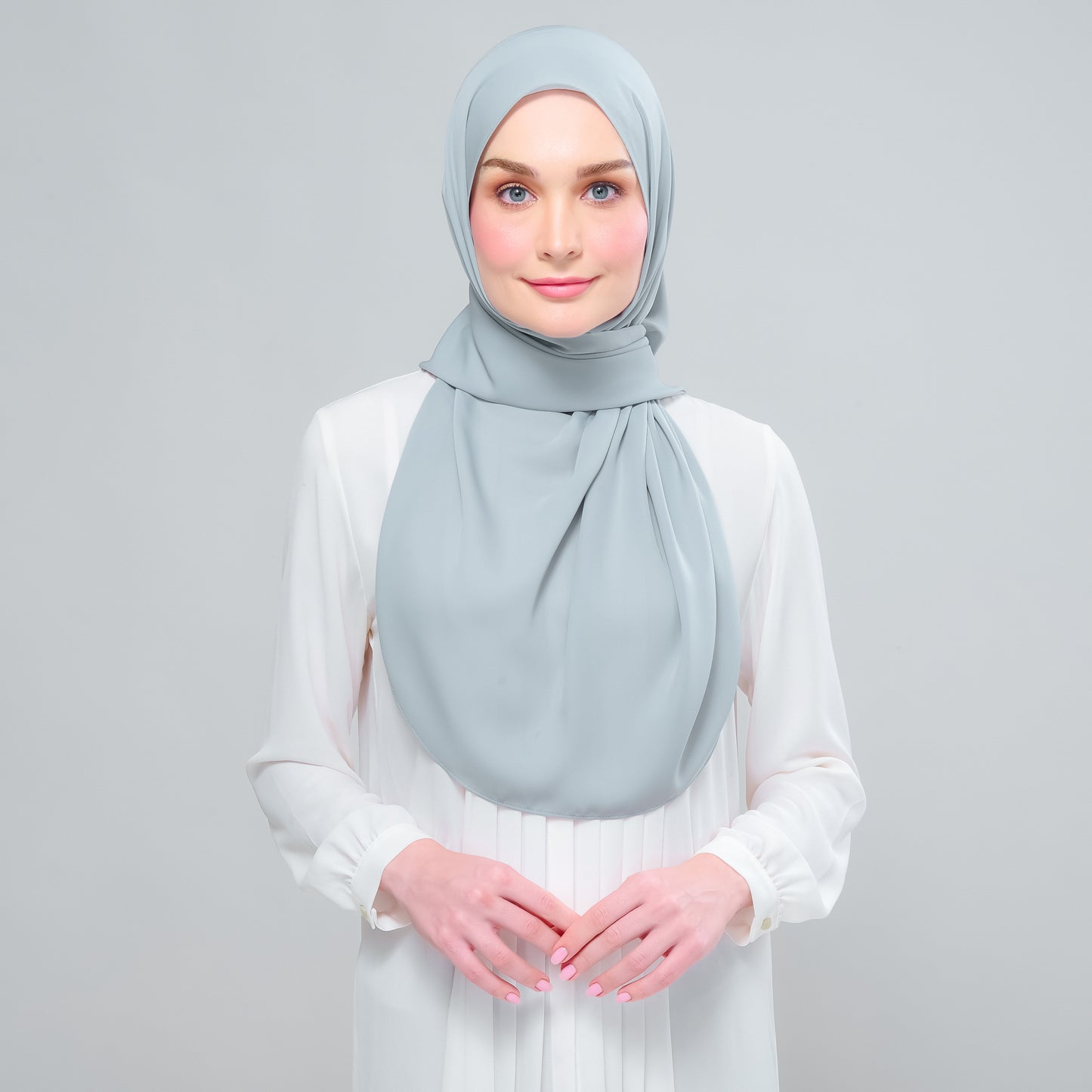 Instant Tag n' Go Shawl l Chiffon Silk 1.0 in Earl Grey
