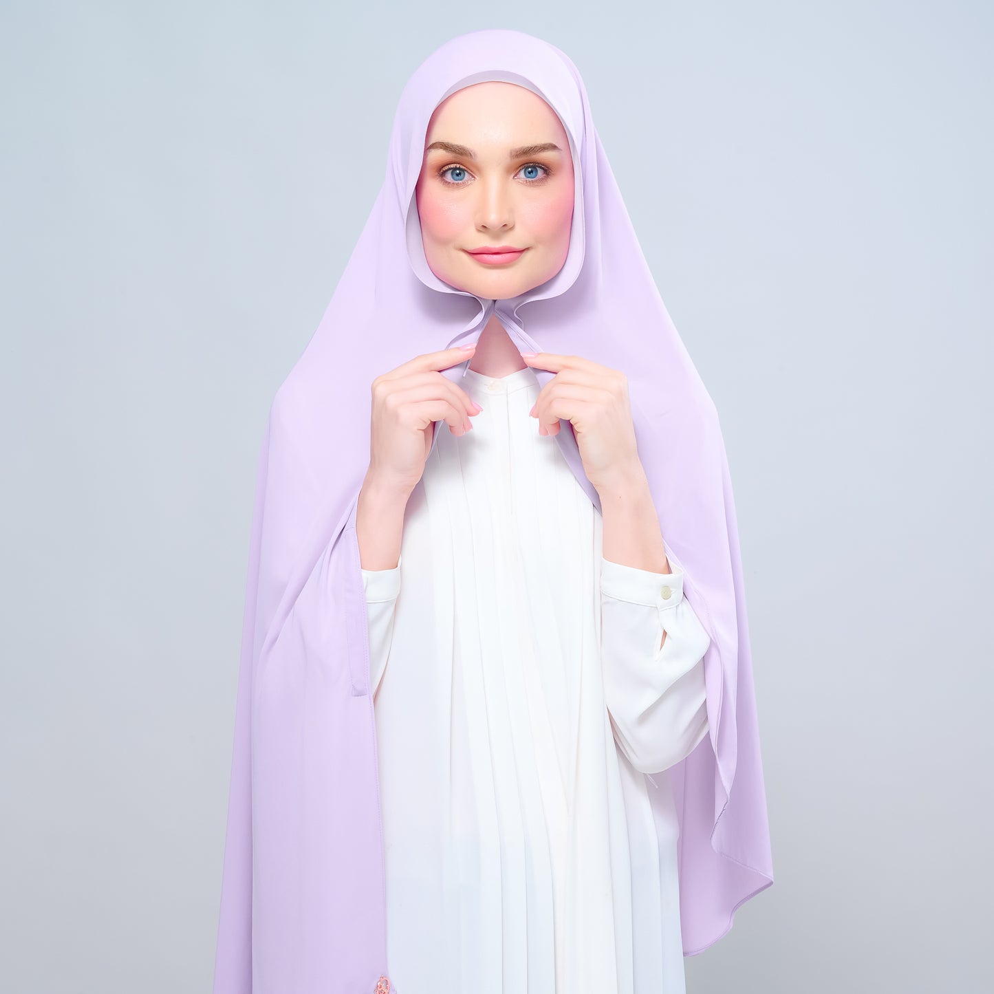 Instant Tag n' Go Shawl l Chiffon Silk 1.0 in Lilac