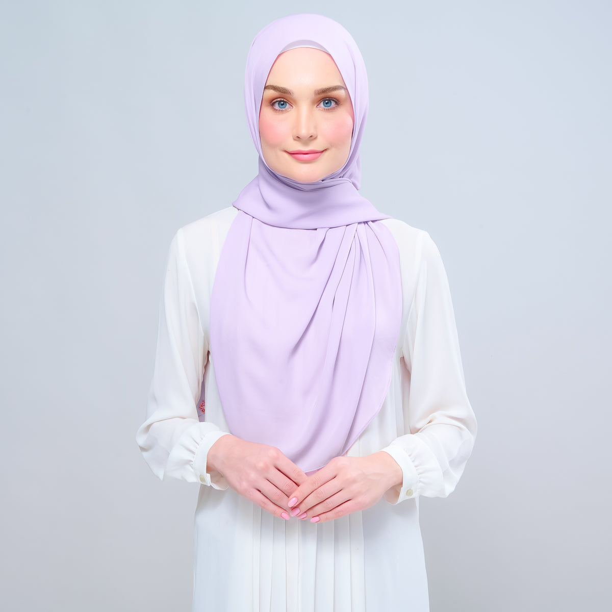 Instant Tag n' Go Shawl l Chiffon Silk 1.0 in Lilac