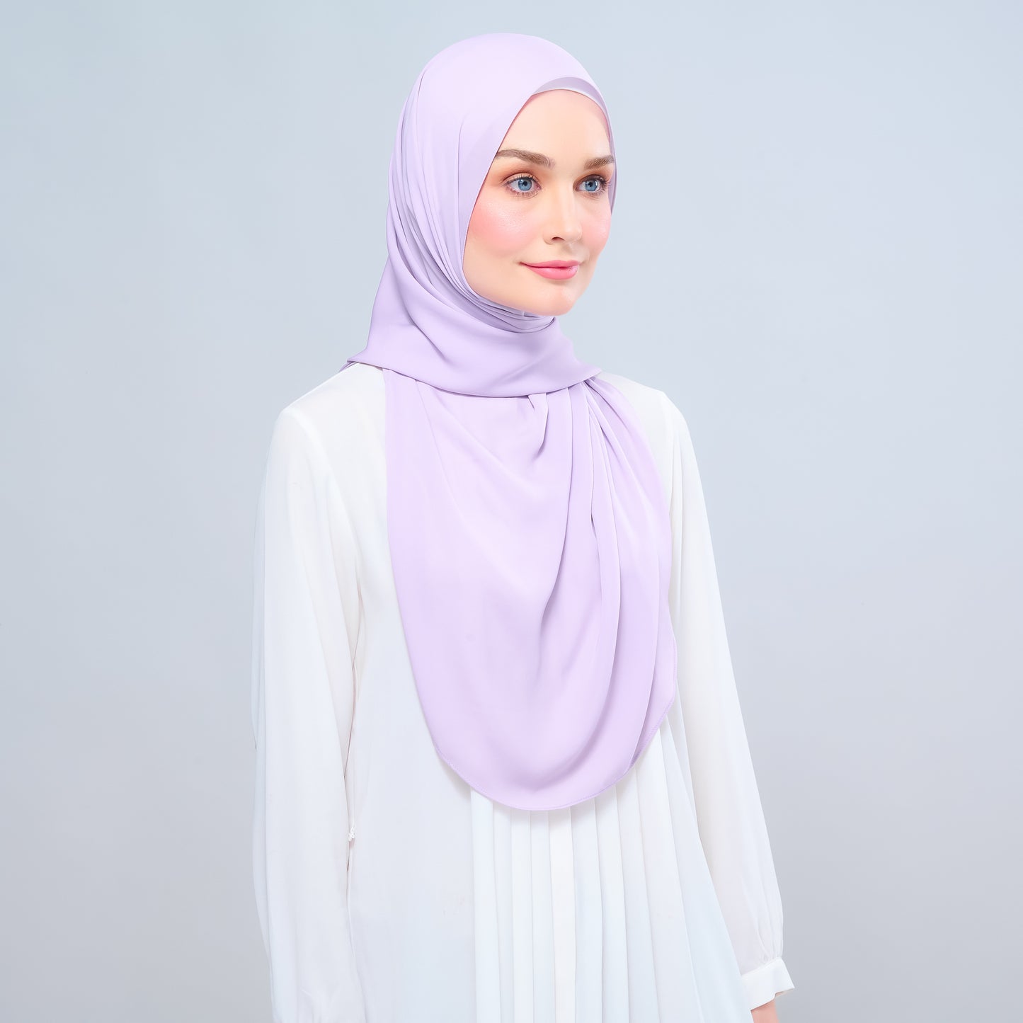 Instant Tag n' Go Shawl l Chiffon Silk 1.0 in Lilac