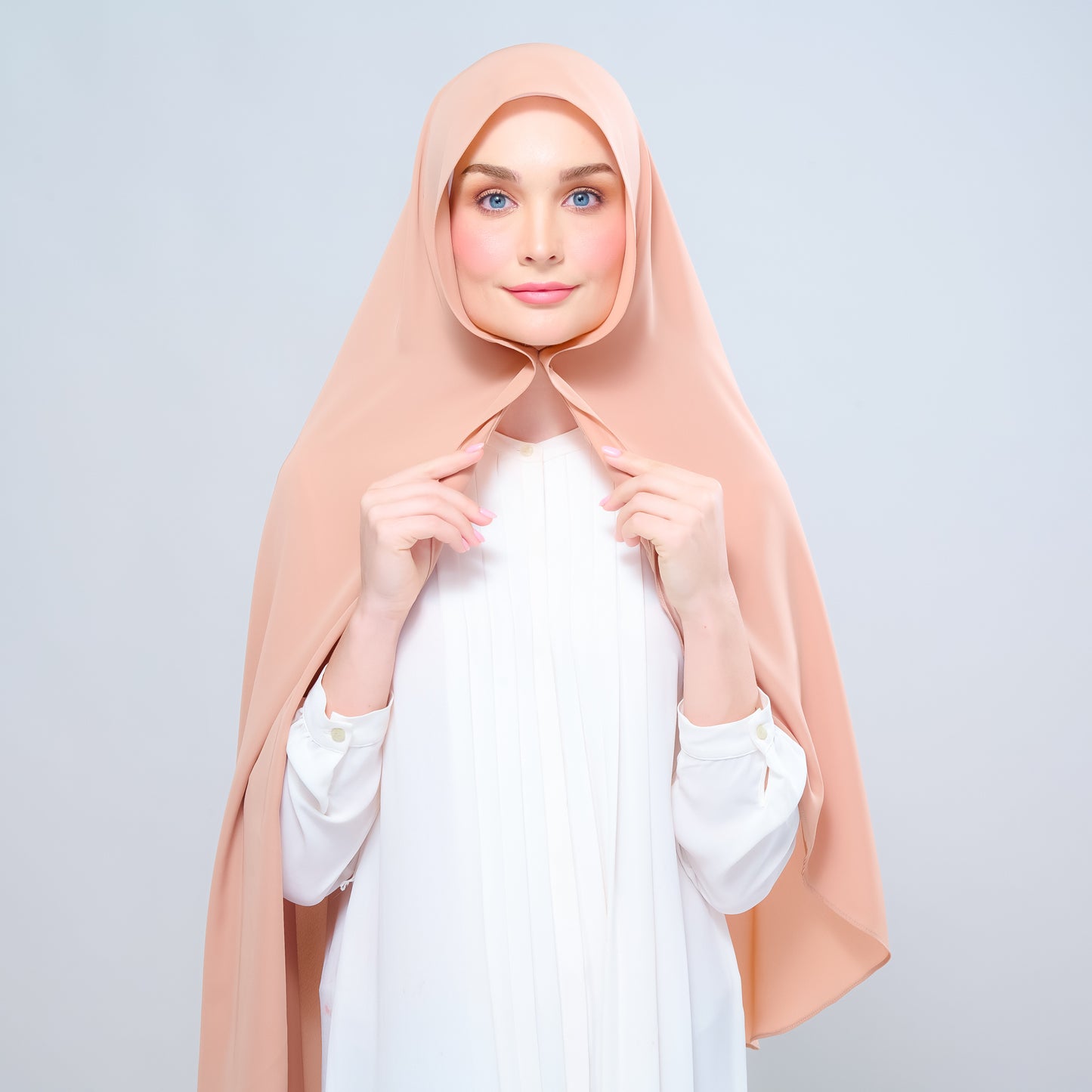 Instant Tag n' Go Shawl l Chiffon Silk 1.0 in Nutmeg