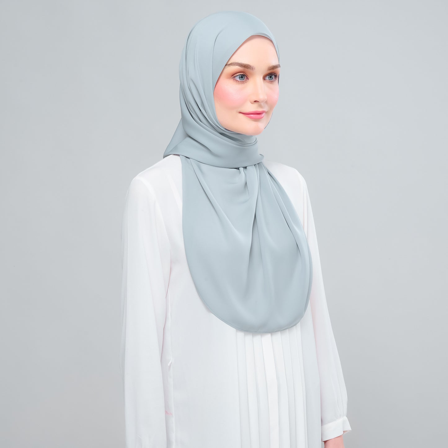 Instant Tag n' Go Shawl l Chiffon Silk 1.0 in Earl Grey