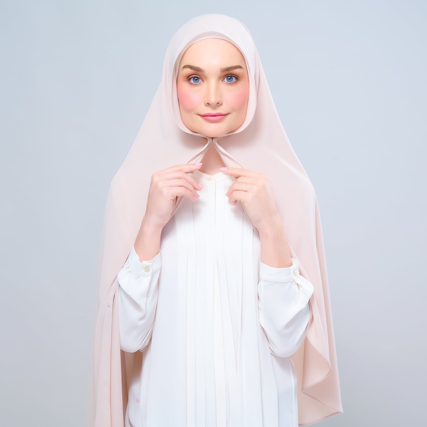 Instant Tag n' Go Shawl l Chiffon Silk 1.0 in Sand