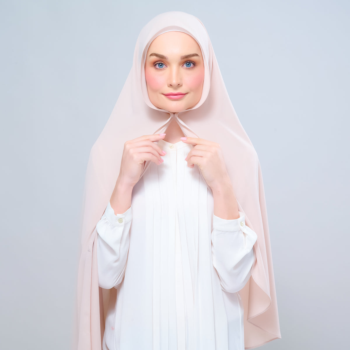 Instant Tag n' Go Shawl l Chiffon Silk 1.0 in Sand