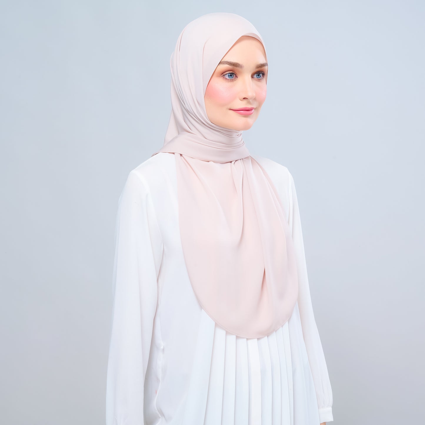 Instant Tag n' Go Shawl l Chiffon Silk 1.0 in Sand