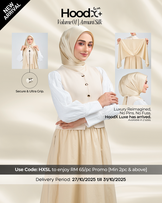 HoodX⁺Plus Luxe in Cashmere