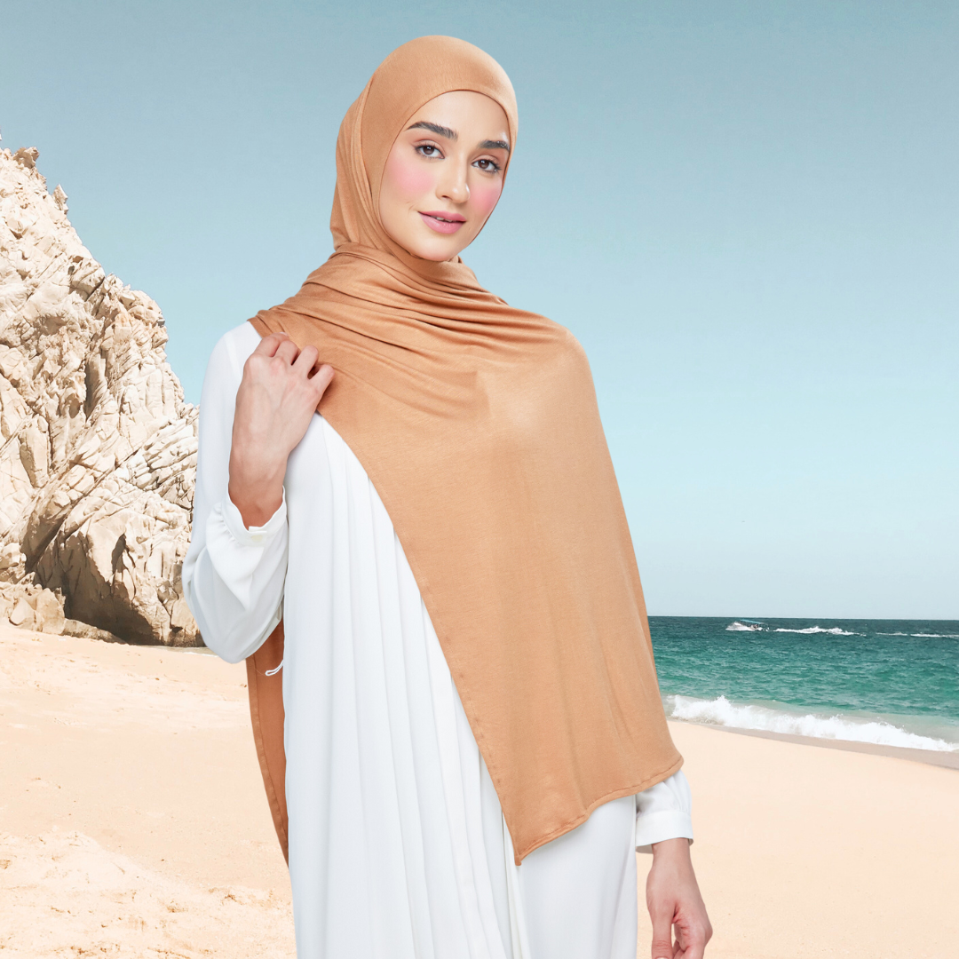 Lazy Healing Shawl in Gold