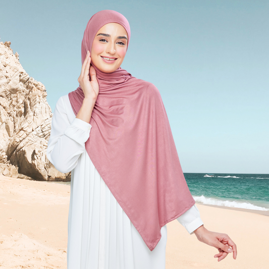 Lazy Shawl in Grapefruit