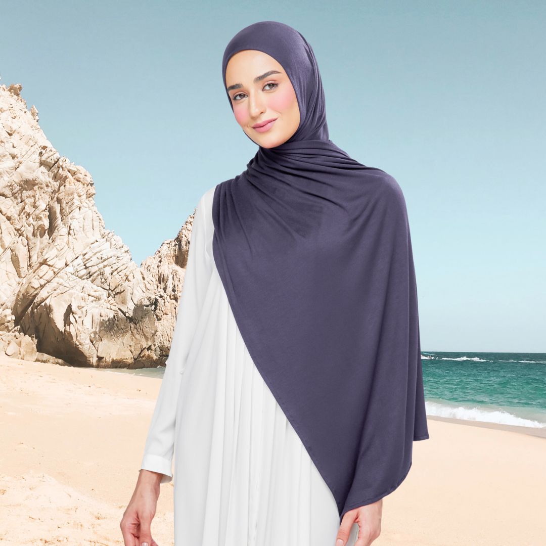 Lazy Healing Shawl in Metro Grey
