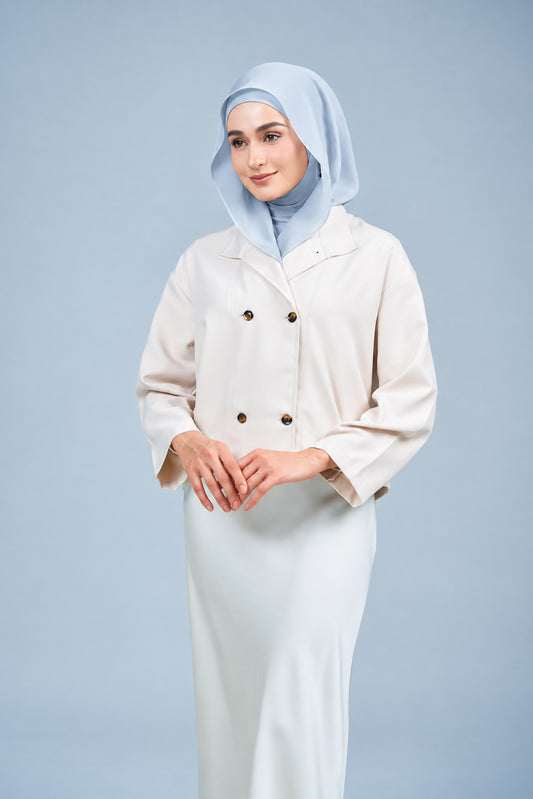 HoodXpress | Cotton Linen in Dusty Blue