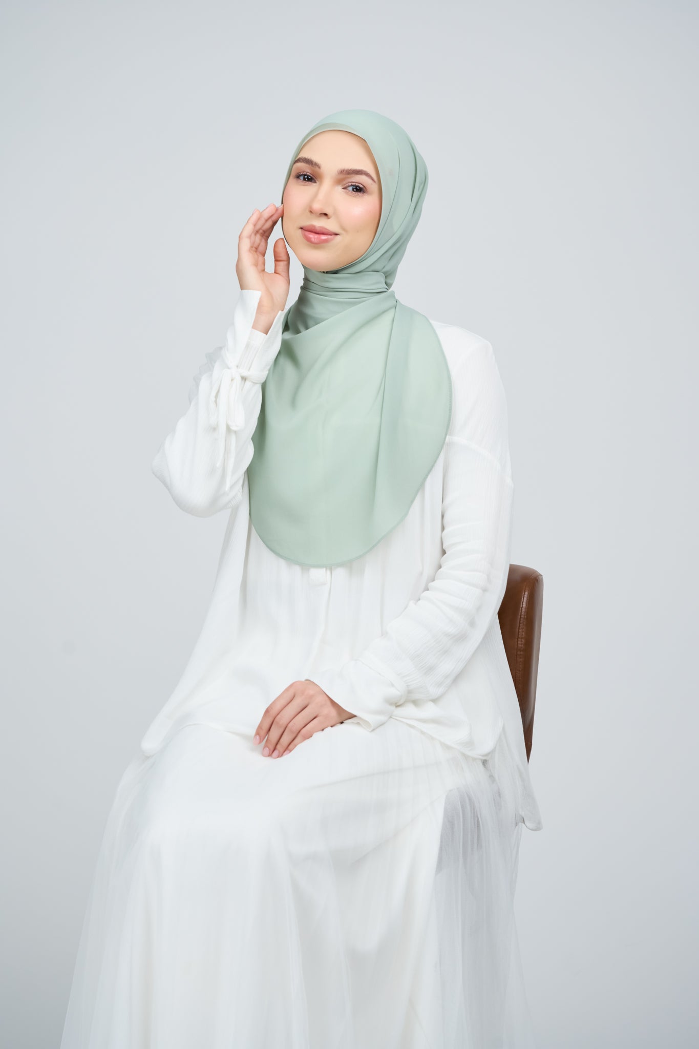 HoodX Curve in Dusty Green