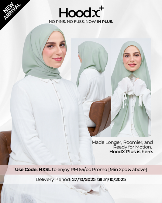 HoodX⁺Plus in Dusty Green