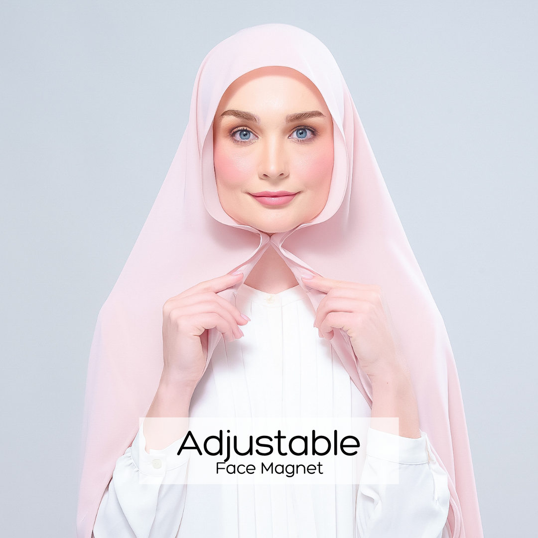 Instant Tag n' Go Shawl l Chiffon Silk 1.0 in Dusty Rose