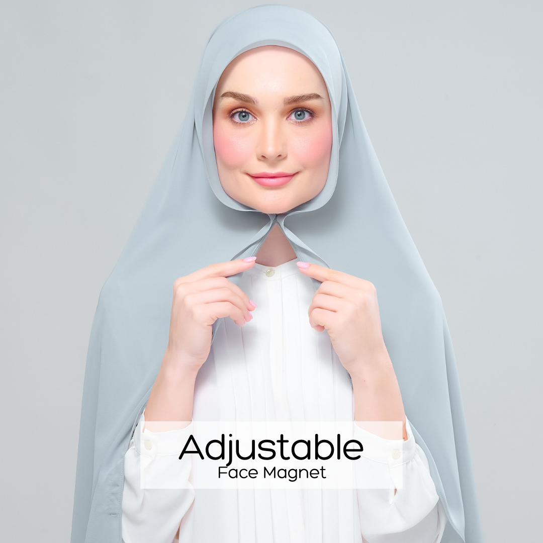 Instant Tag n' Go Shawl l Chiffon Silk 1.0 in Earl Grey