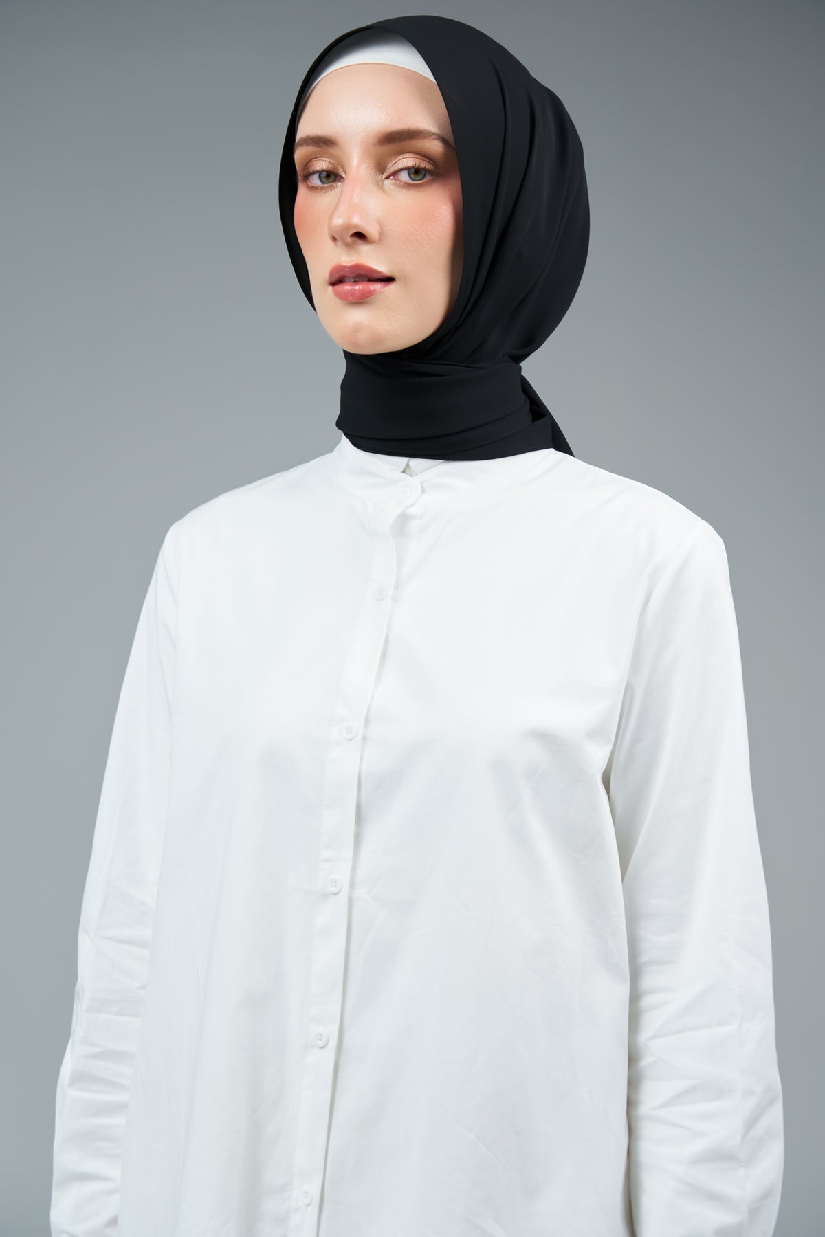 FlowX | Korean Chiffon in Black
