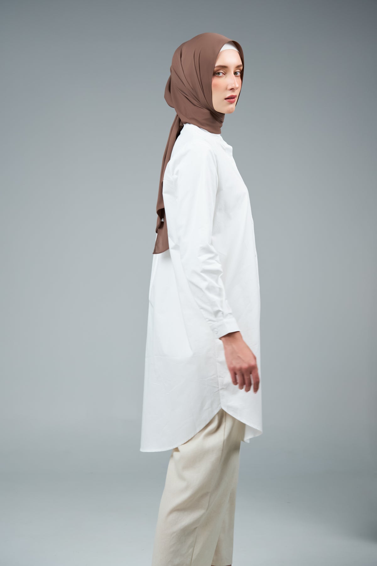 FlowX | Korean Chiffon in Espresso