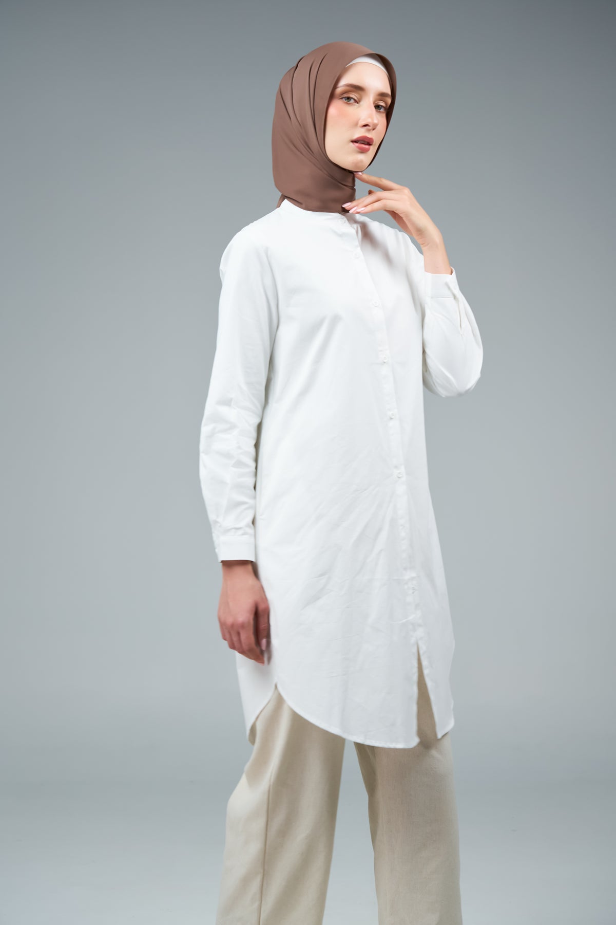 FlowX | Korean Chiffon in Espresso