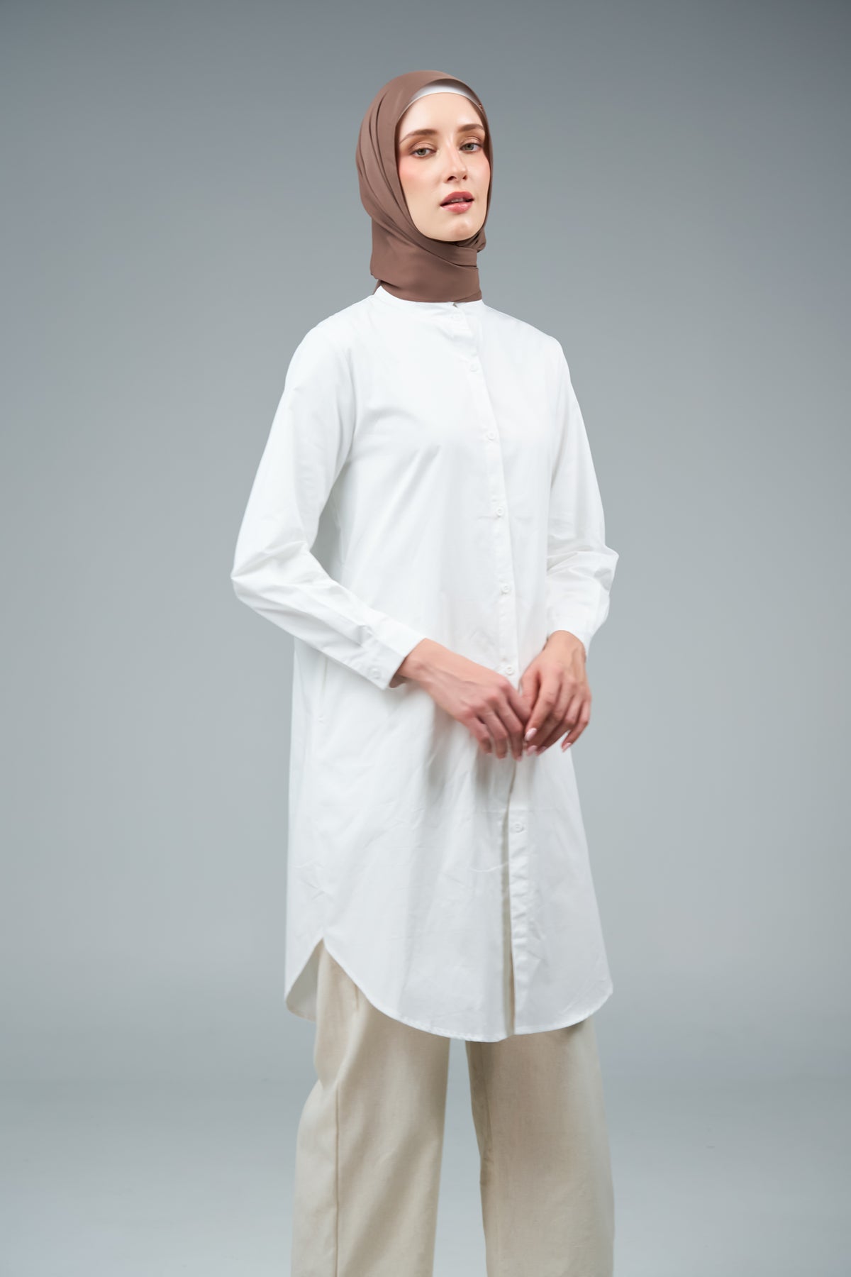 FlowX | Korean Chiffon in Espresso