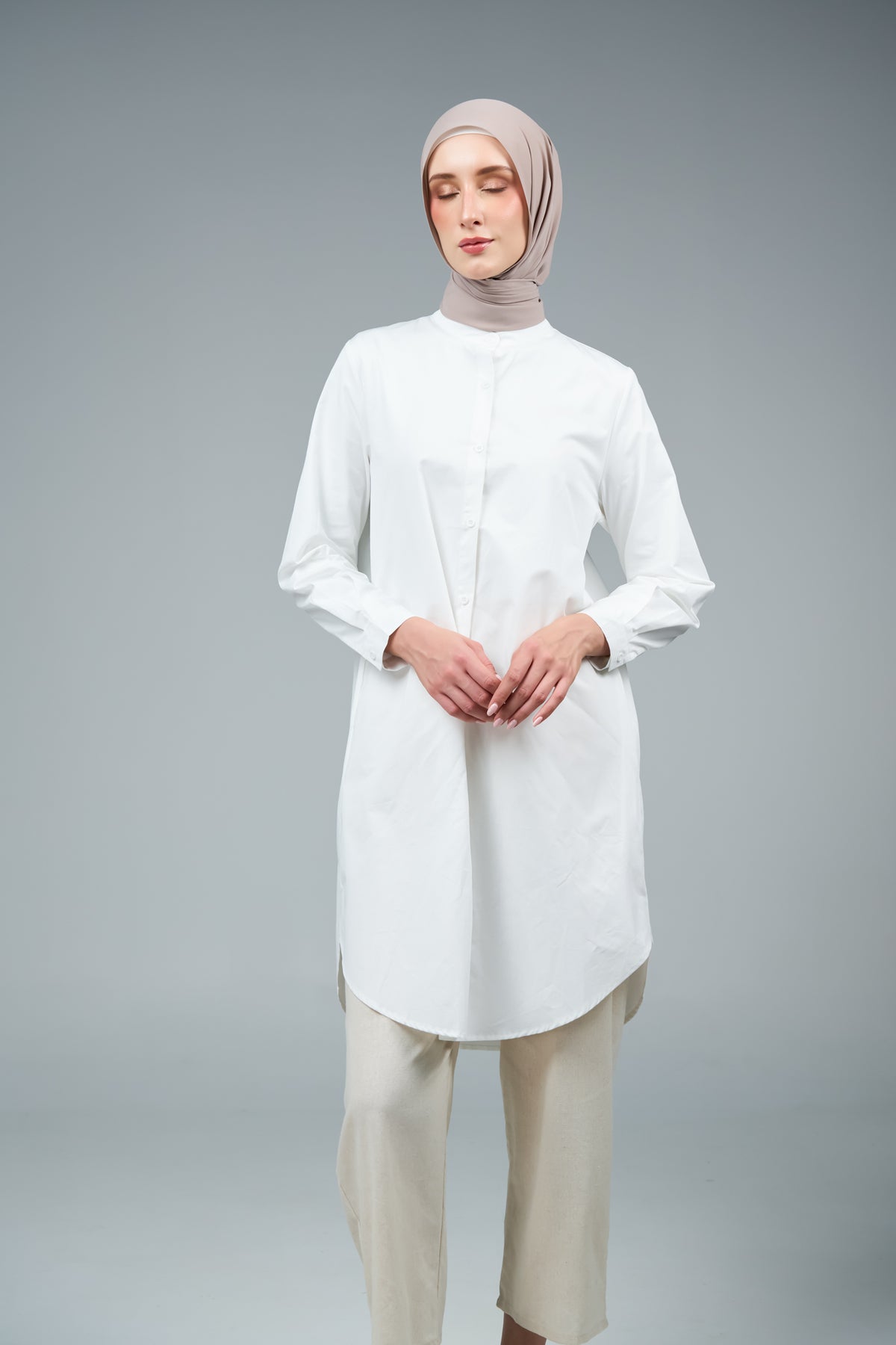 FlowX | Korean Chiffon in Taupe