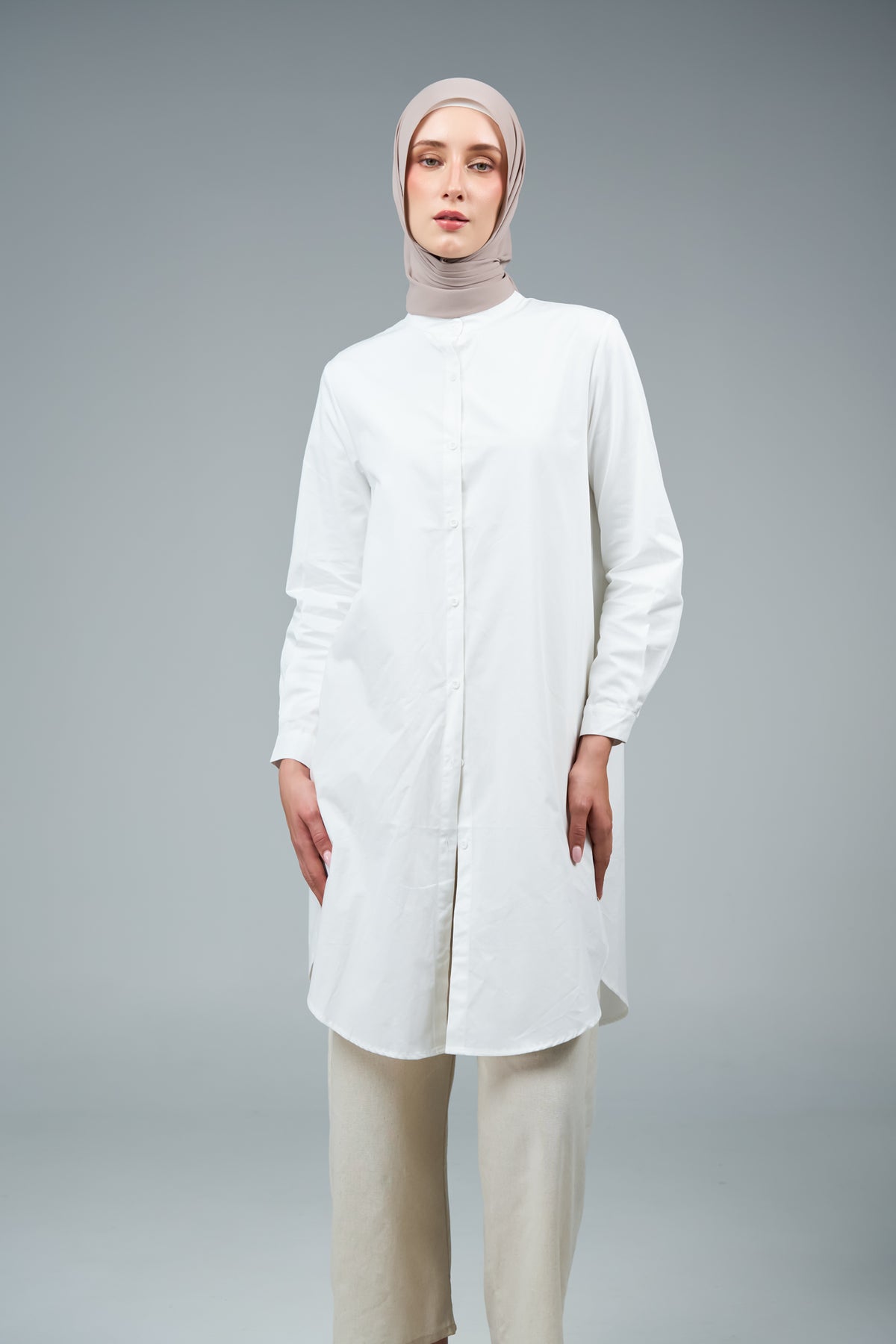 FlowX | Korean Chiffon in Taupe