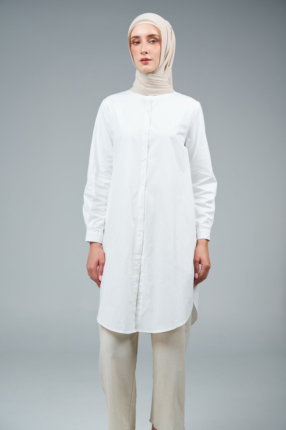 FlowX | Korean Chiffon in Linen Dust