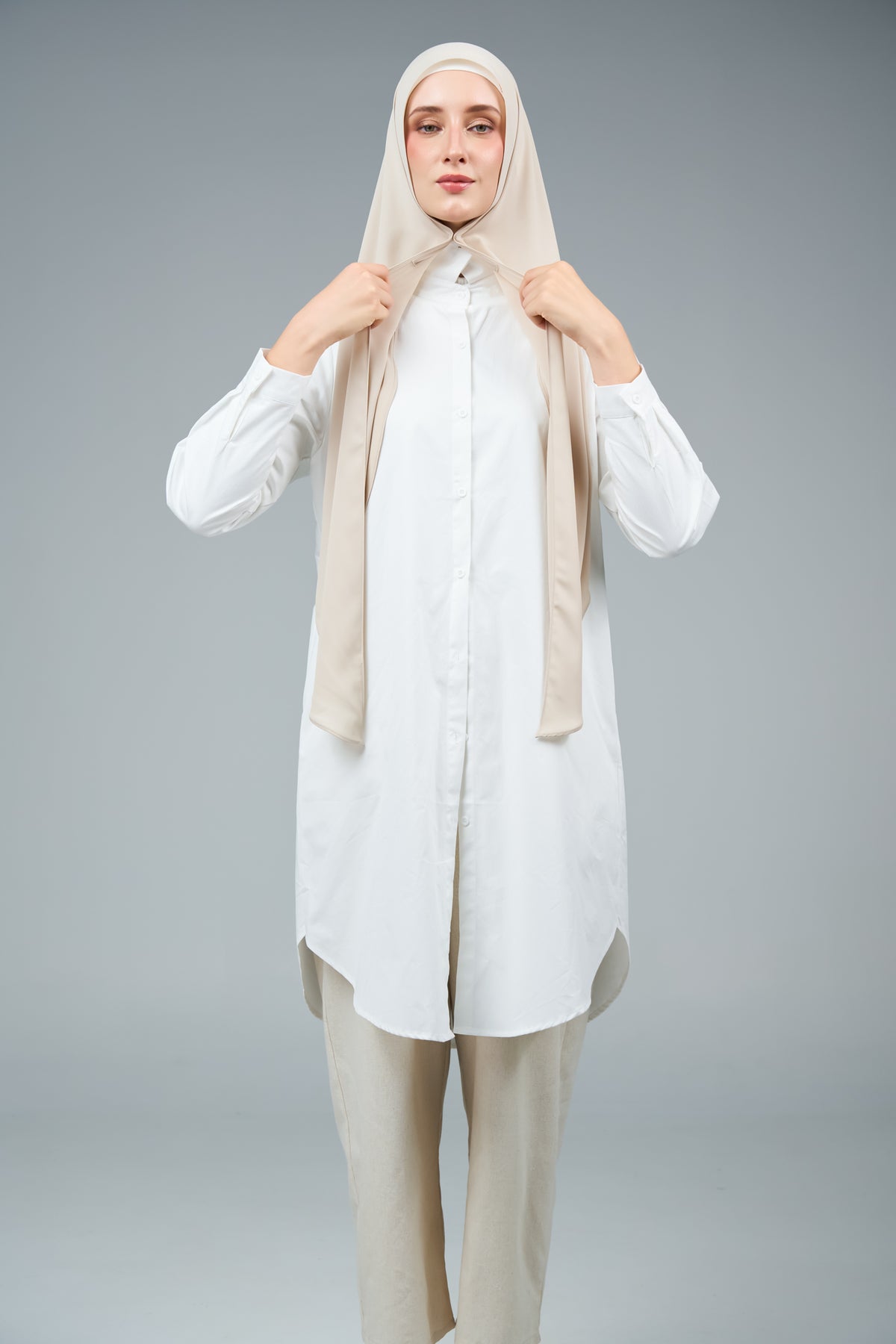 FlowX | Korean Chiffon in Linen Dust