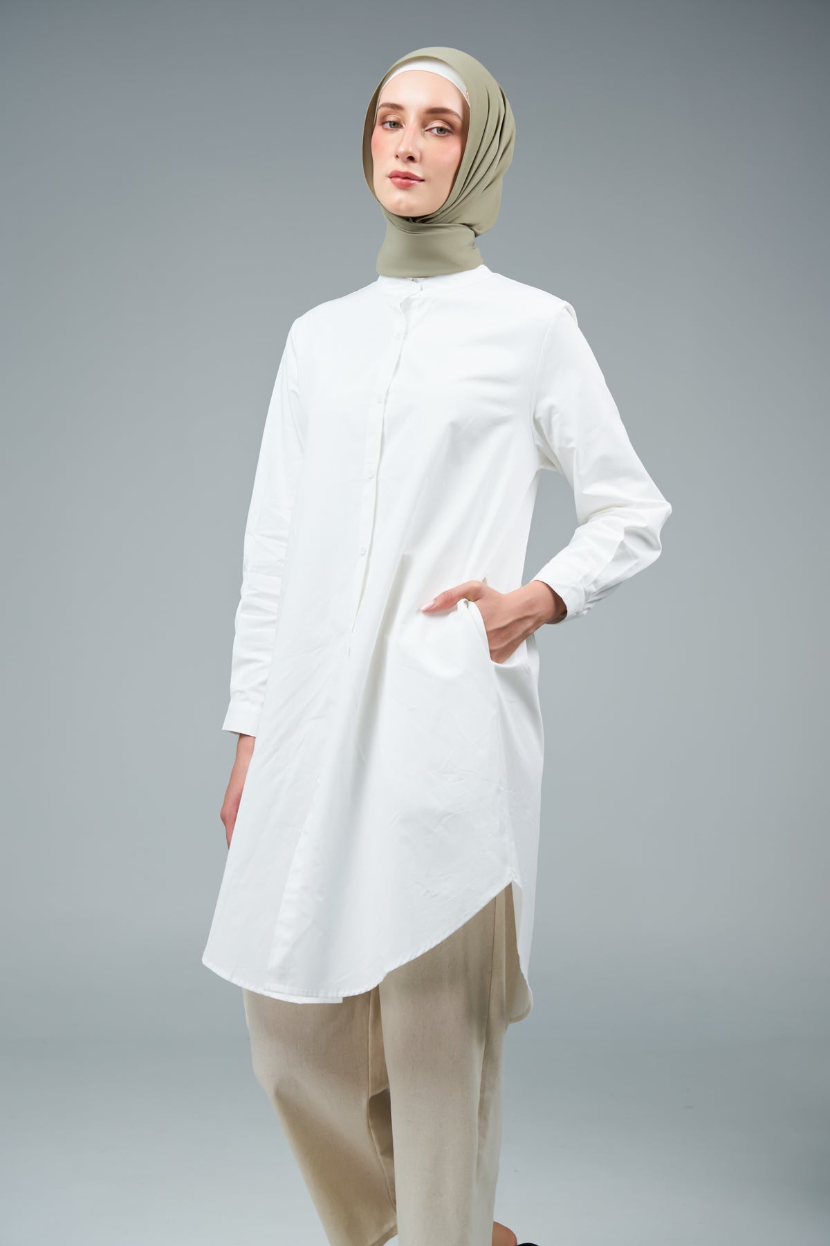 FlowX | Korean Chiffon in Thyme