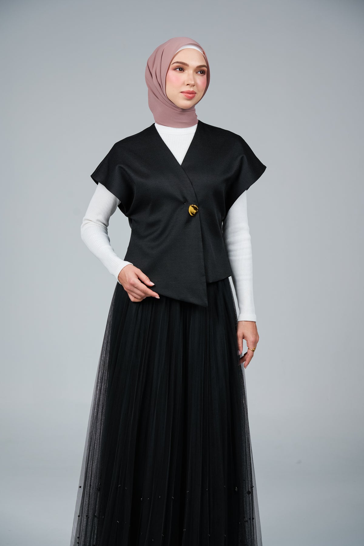 FlowX | Pearl Chiffon in Ash Rose