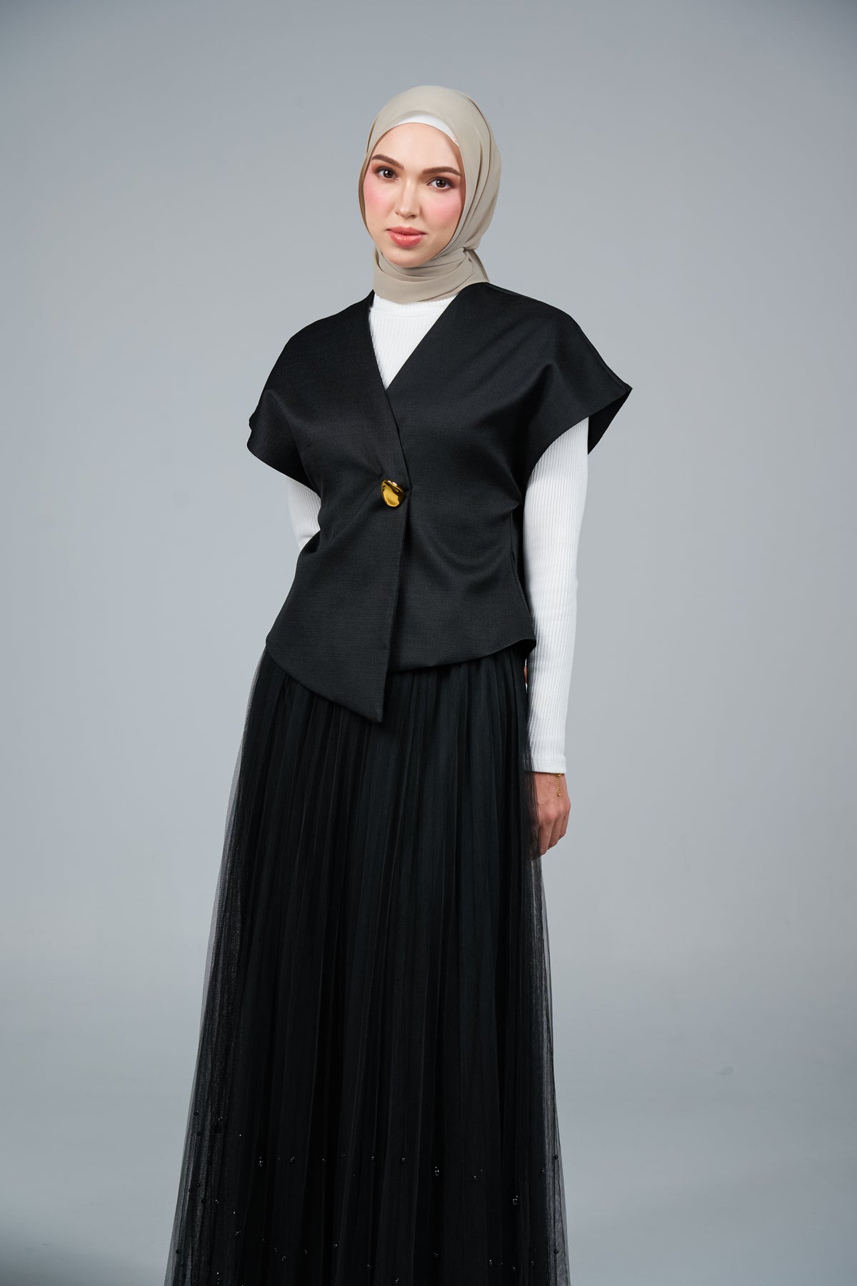 FlowX | Pearl Chiffon in Deep Linen
