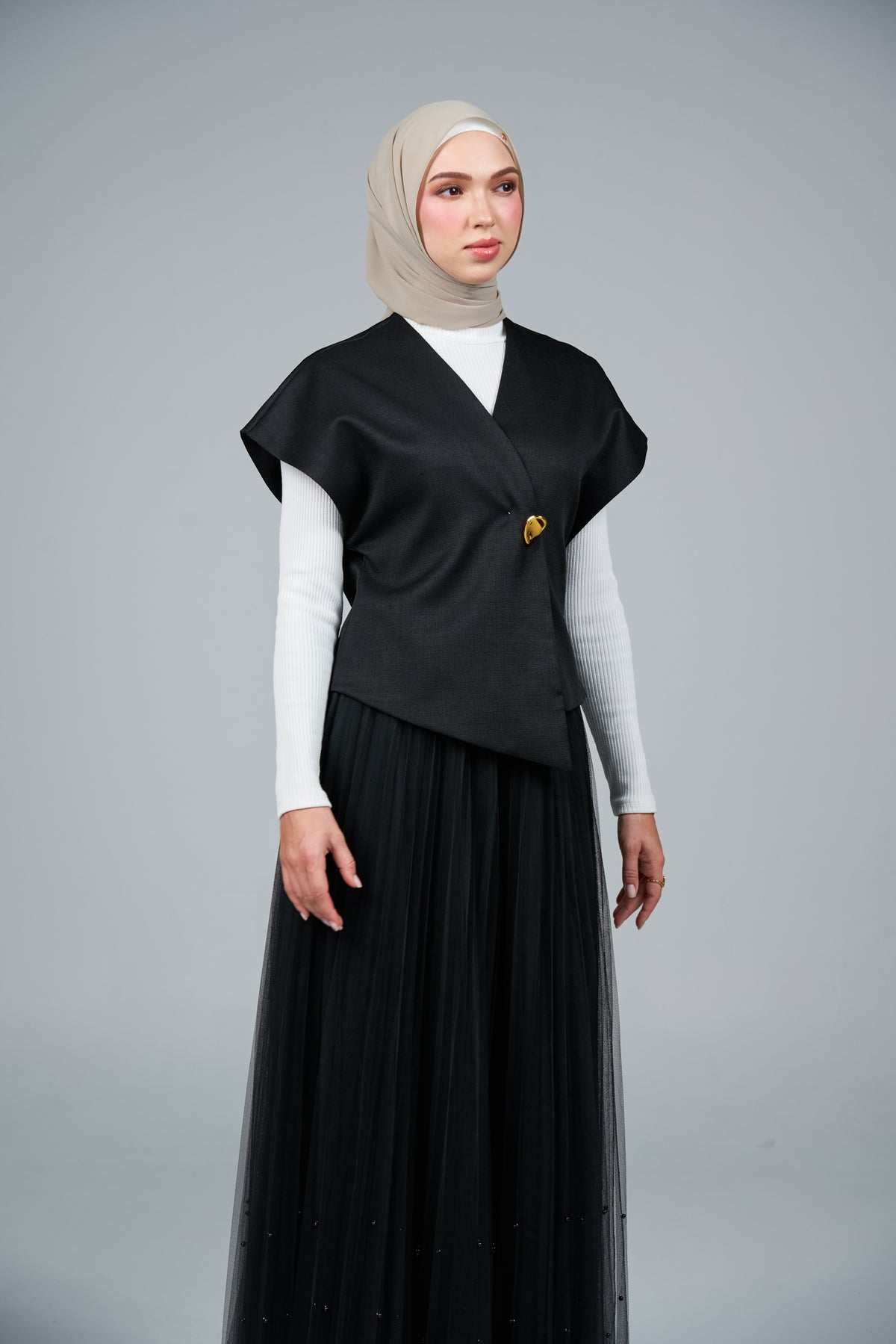 FlowX | Pearl Chiffon in Deep Linen