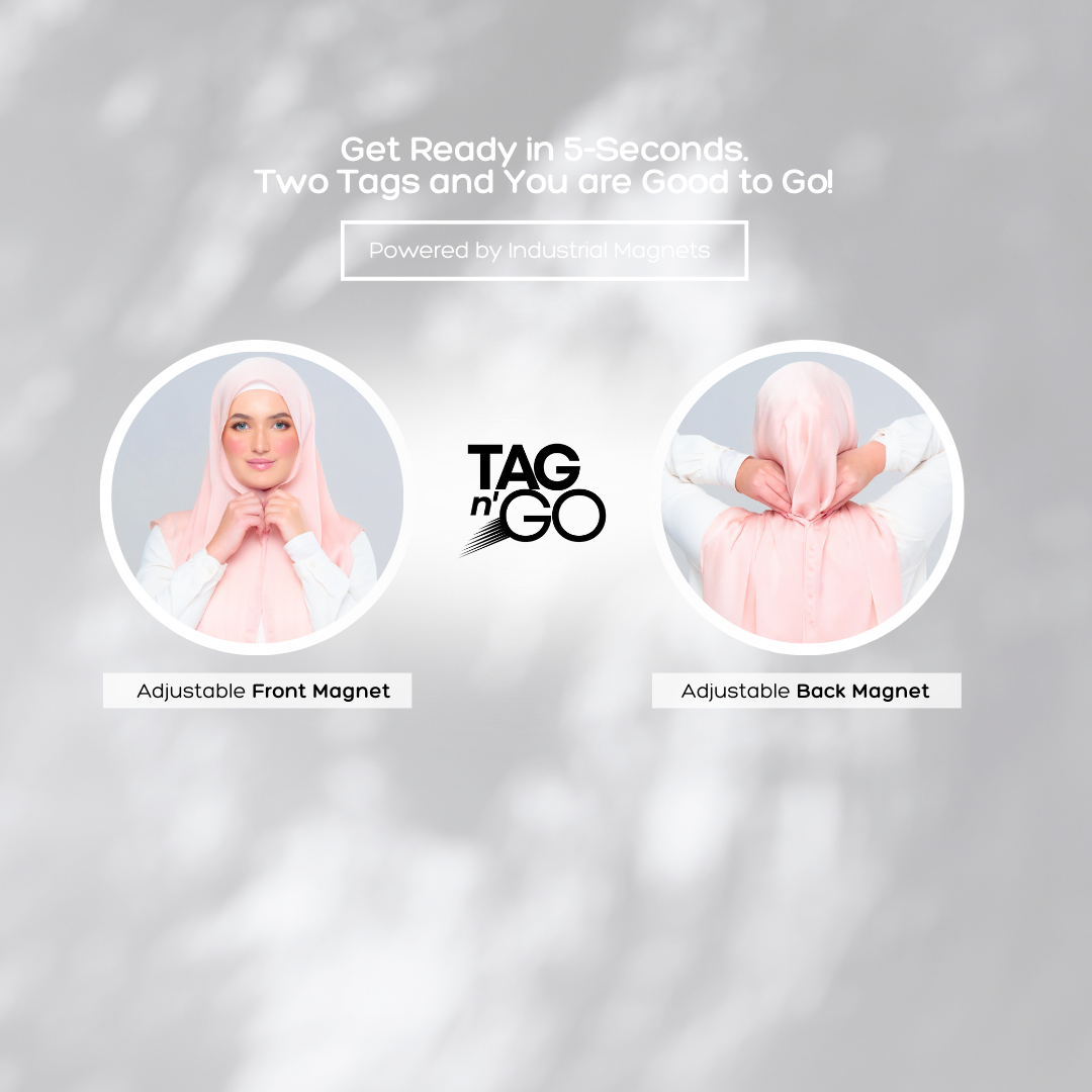 'New' Instant Tag & Go | Textured Satin in Peachy Blush