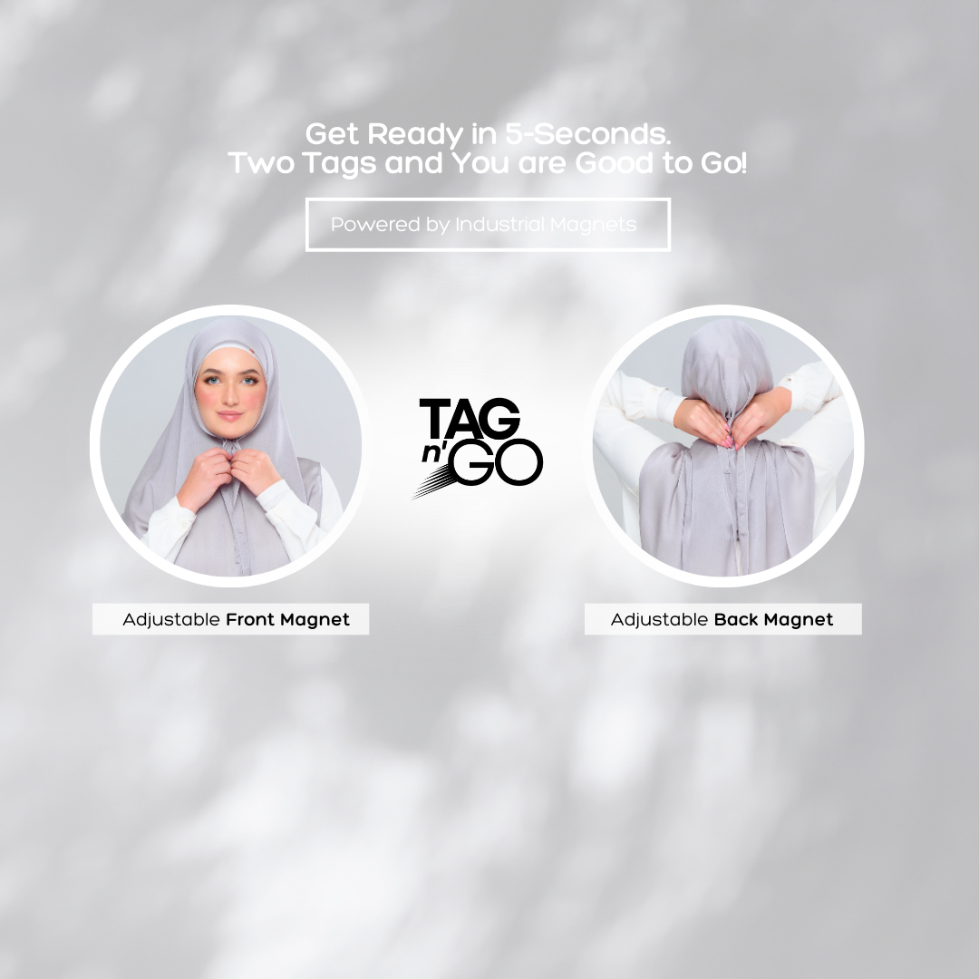 'New' Instant Tag & Go | Textured Satin in Platinum