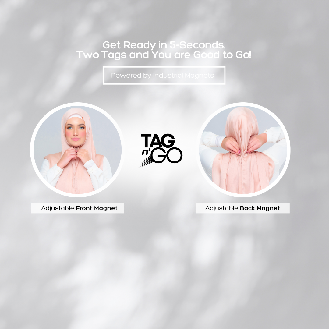 'New' Instant Tag & Go | Textured Satin in Rose Gold