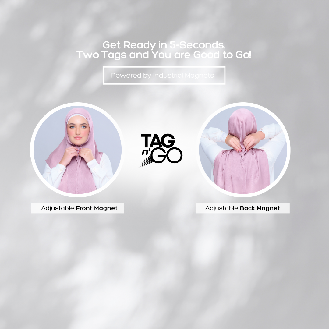 'New' Instant Tag & Go | Textured Satin in Unicorn Pink