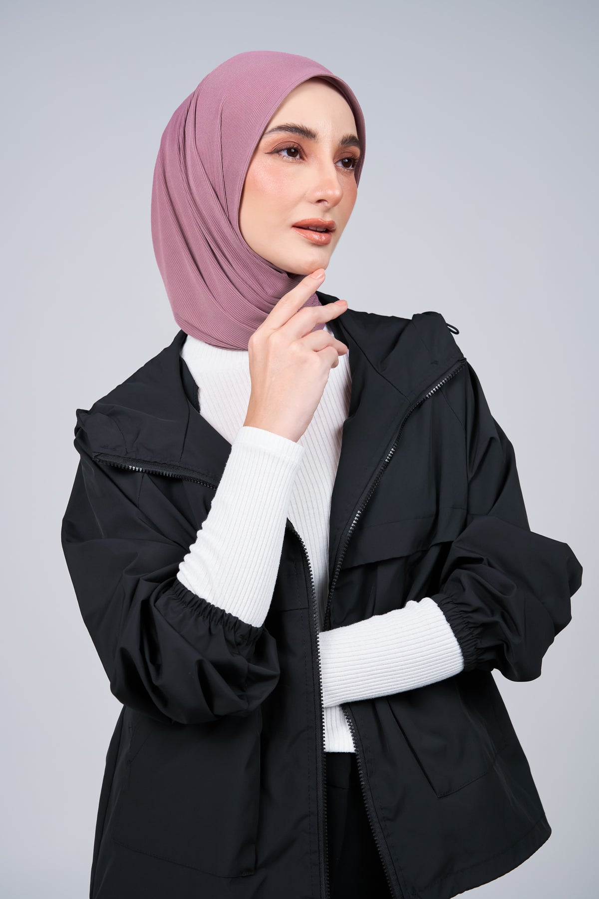 HoodX+ CloudFit in Dark Rose